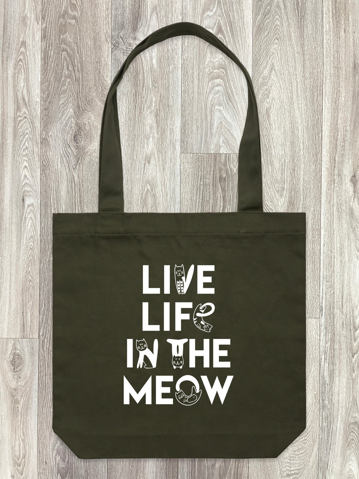 Live Life In The Meow Edith Tote Bag
