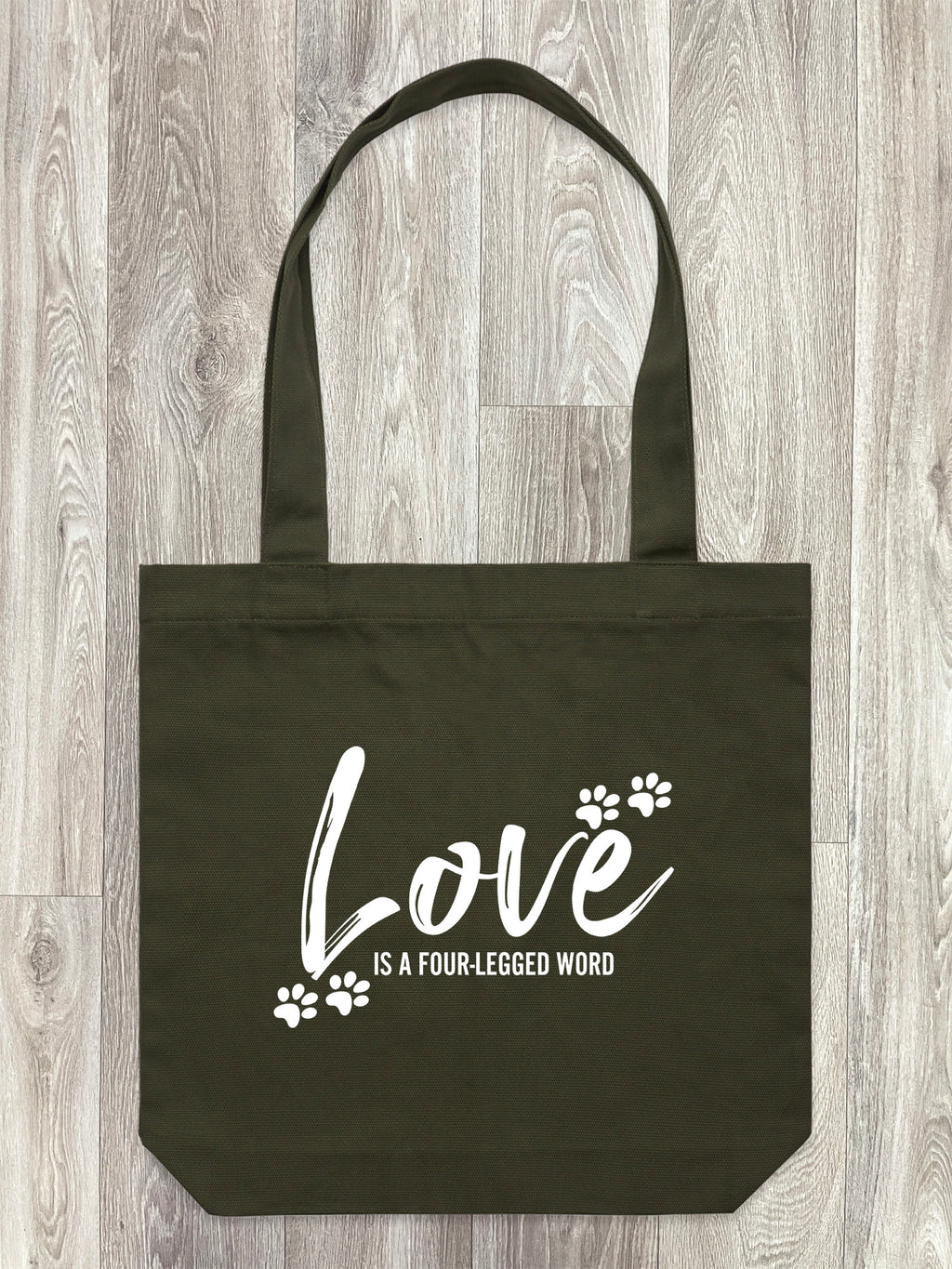 Love Is A Four-Legged Word Edith Tote Bag