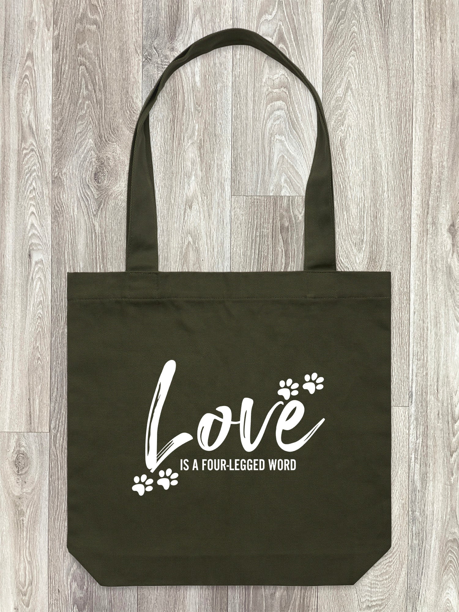 Love Is A Four-Legged Word Edith Tote Bag