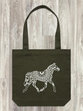 Horse Mandala Edith Tote Bag