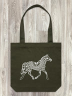 Horse Mandala Edith Tote Bag
