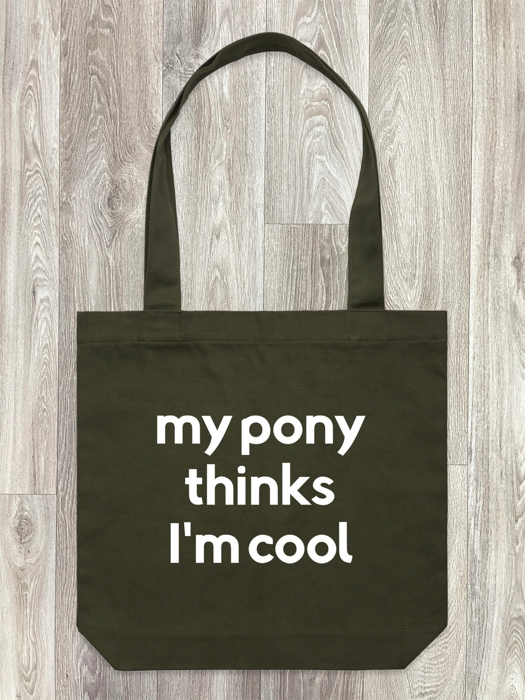 My Pony Thinks I'm Cool Edith Tote Bag