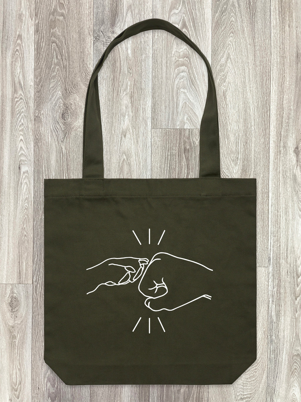Paw Fist Bump Edith Tote Bag
