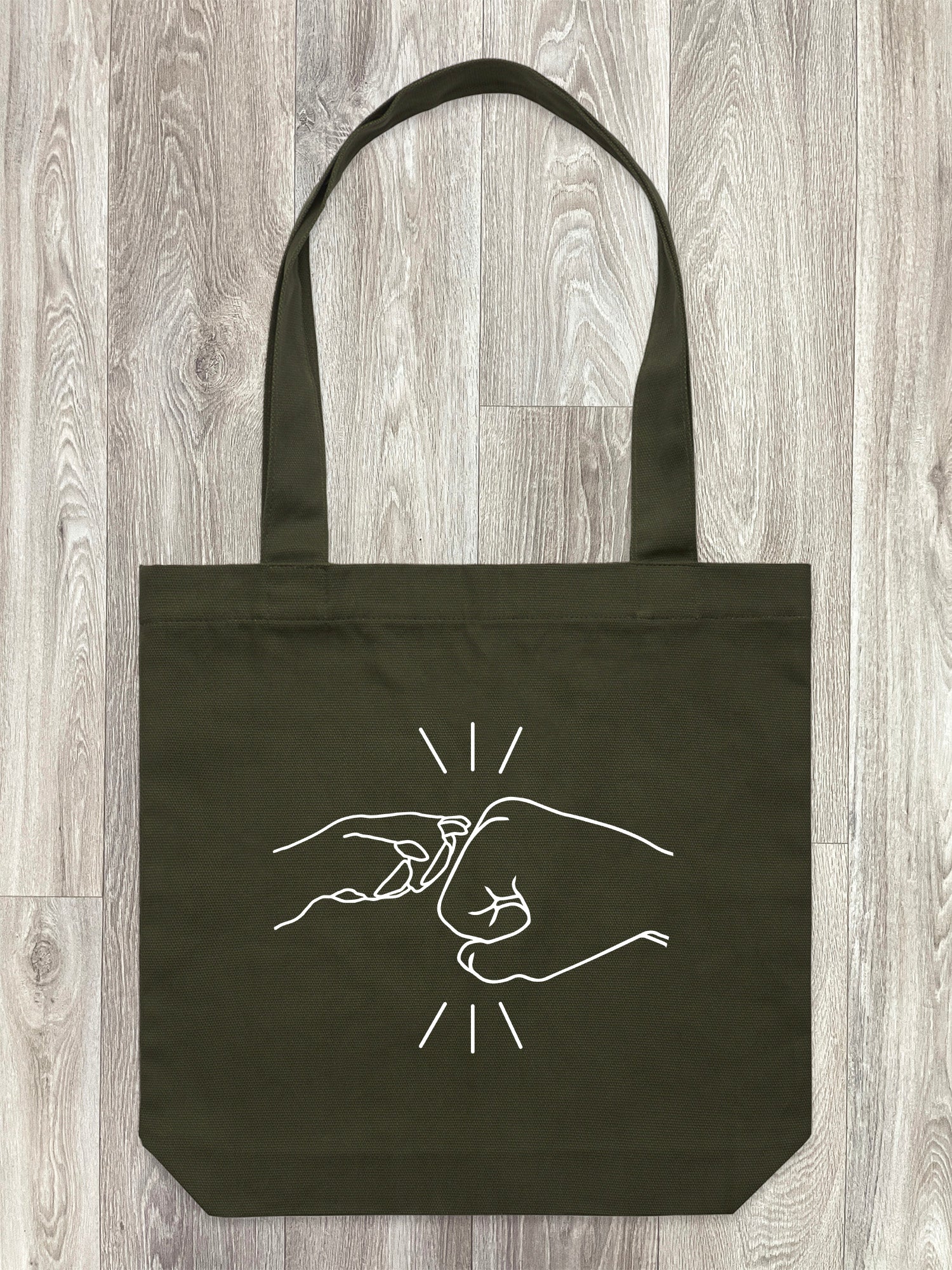 Paw Fist Bump Edith Tote Bag