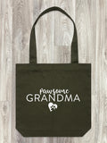 Pawsome Grandma Edith Tote Bag