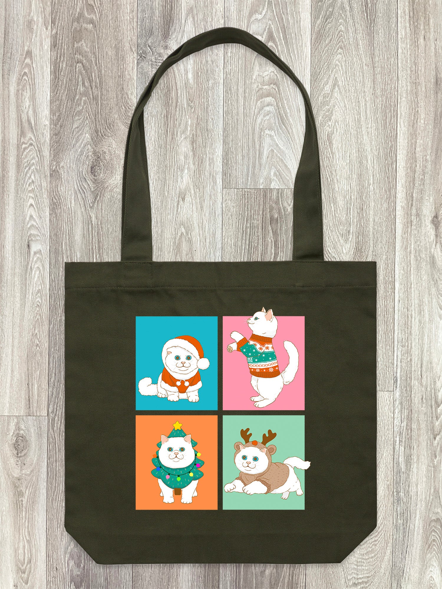 Purrmas Edith Tote Bag