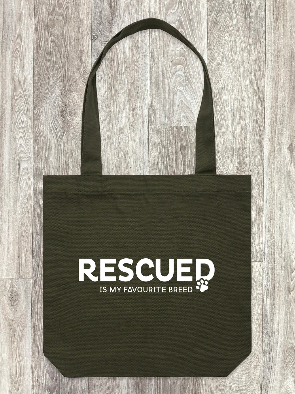Rescued Is My Favourite Breed Edith Tote Bag