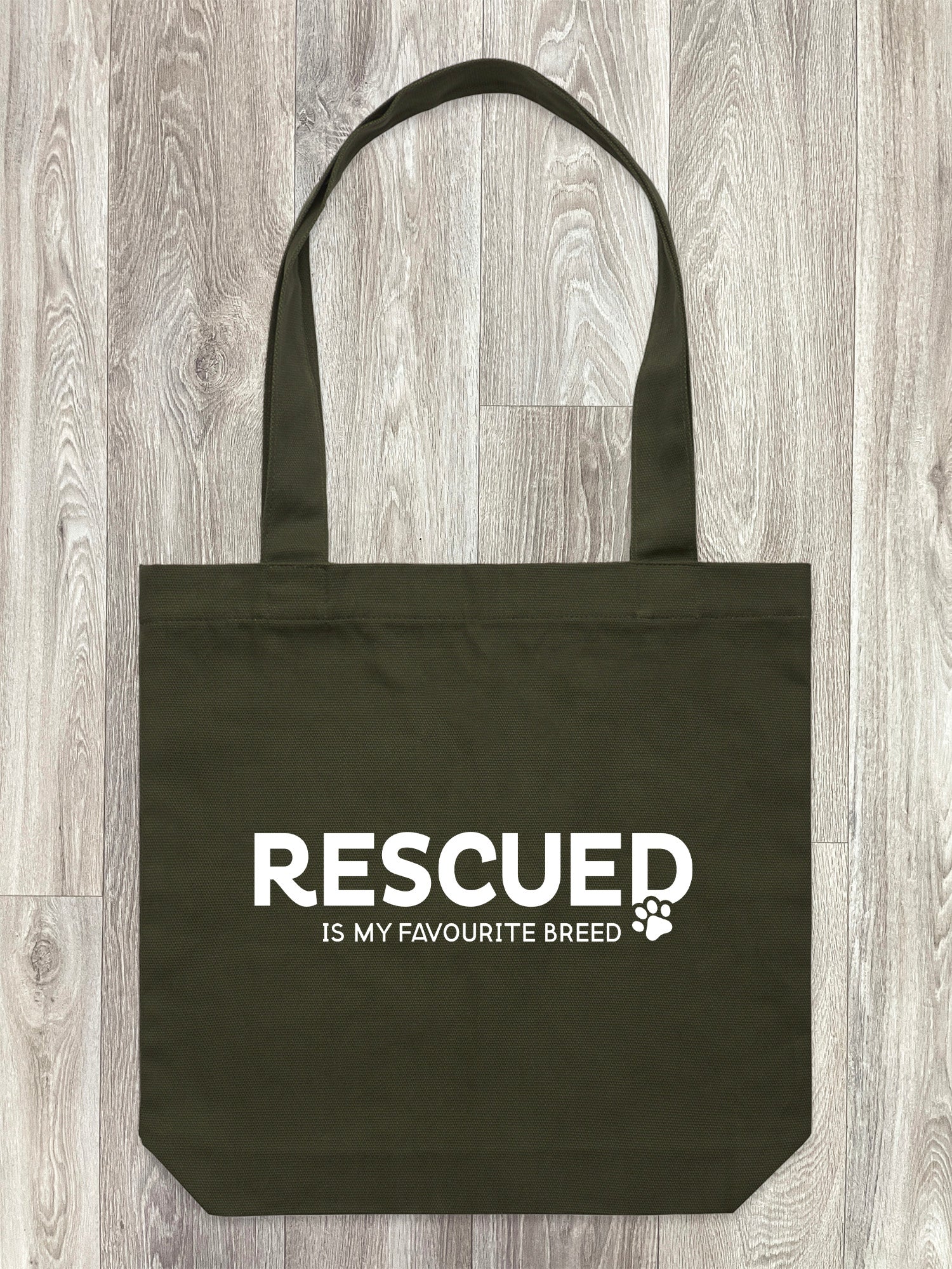 Rescued Is My Favourite Breed Edith Tote Bag