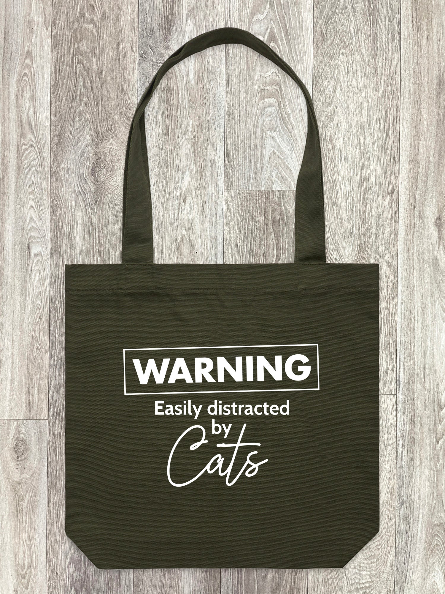 Warning. Easily Distracted By Cats Edith Tote Bag