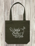 Wiggly Butts Make Me Nuts Edith Tote Bag