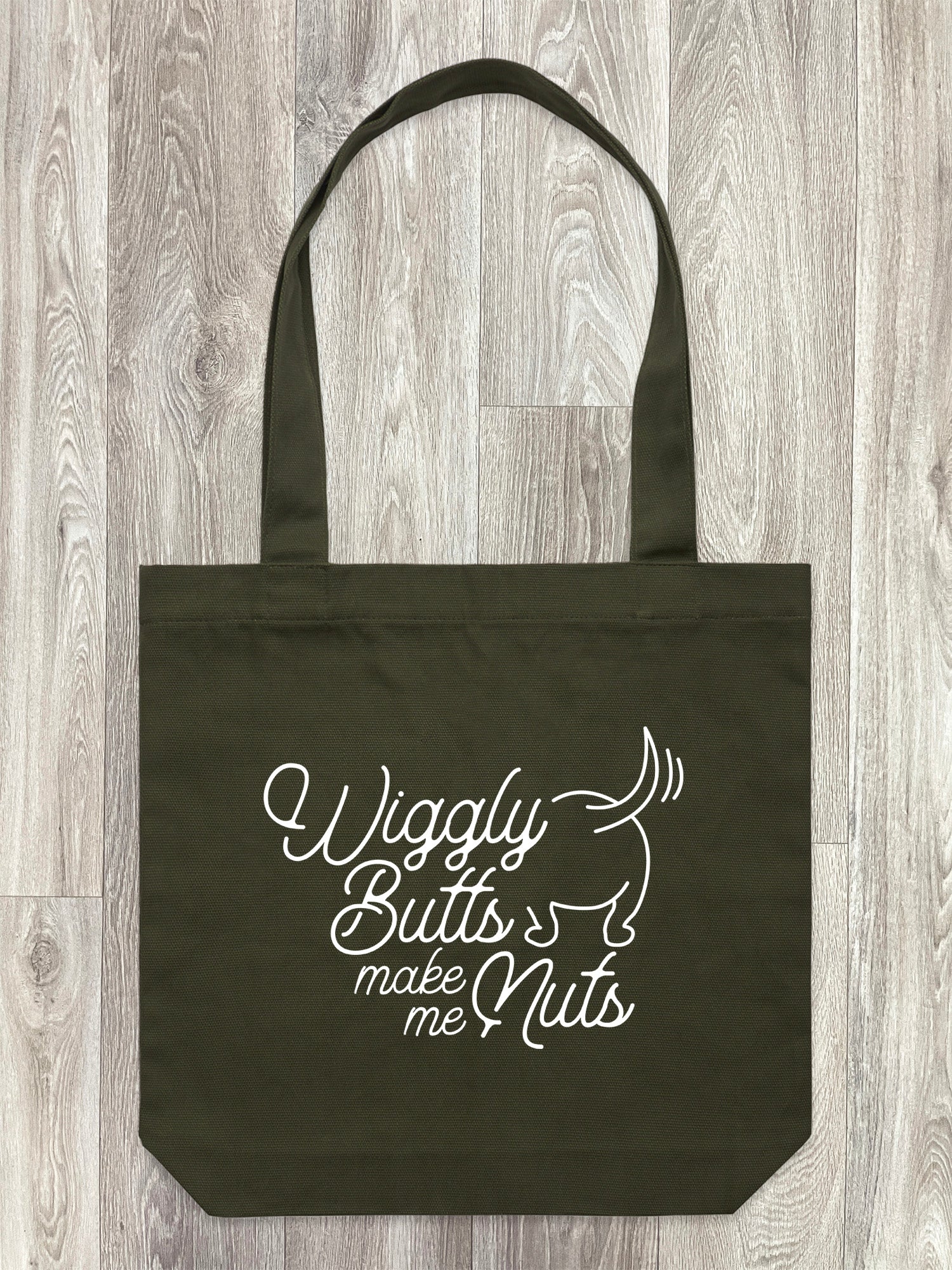 Wiggly Butts Make Me Nuts Edith Tote Bag