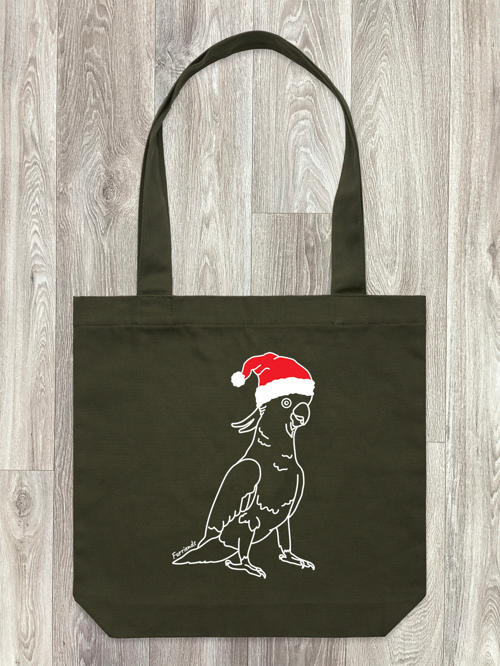 Sulphur-Crested Cockatoo Christmas Edition Edith Tote Bag