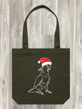 Sulphur-Crested Cockatoo Christmas Edition Edith Tote Bag