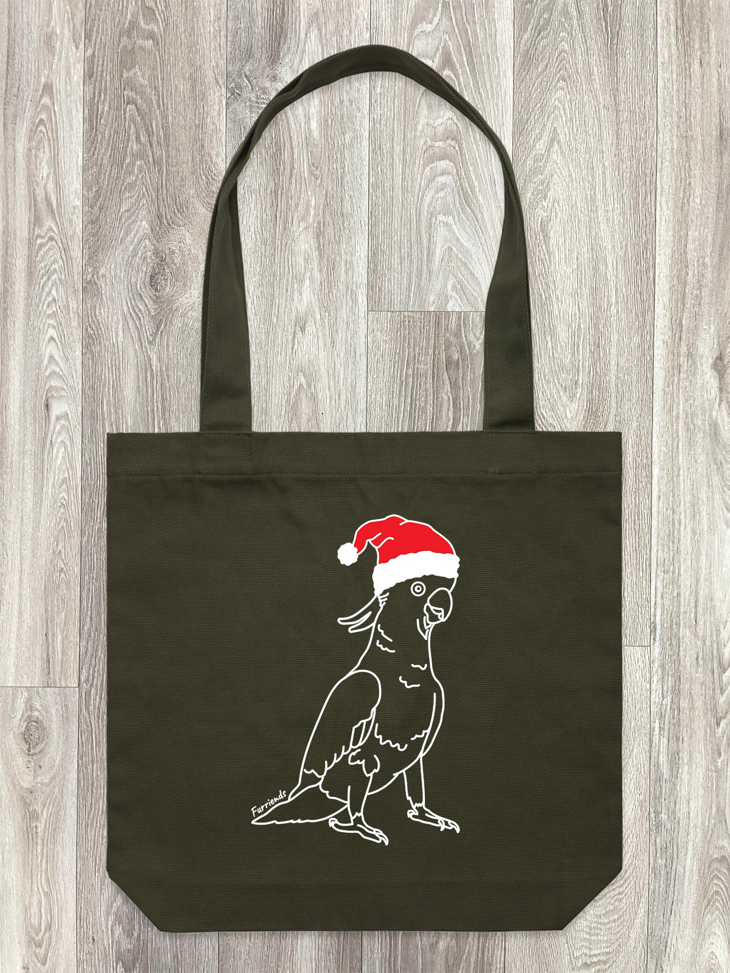 Sulphur-Crested Cockatoo Christmas Edition Edith Tote Bag