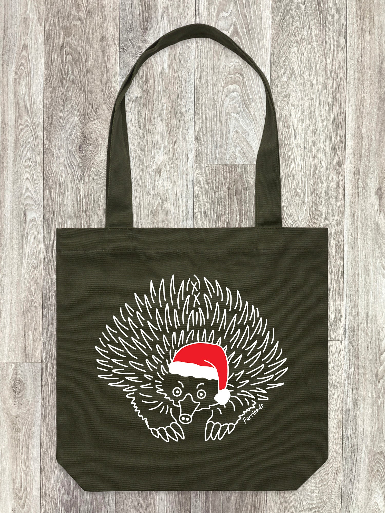 Echidna Christmas Edition Edith Tote Bag