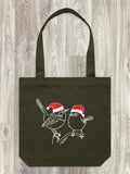 Superb Fairy Wren Christmas Edition Edith Tote Bag