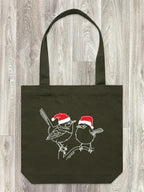 Superb Fairy Wren Christmas Edition Edith Tote Bag