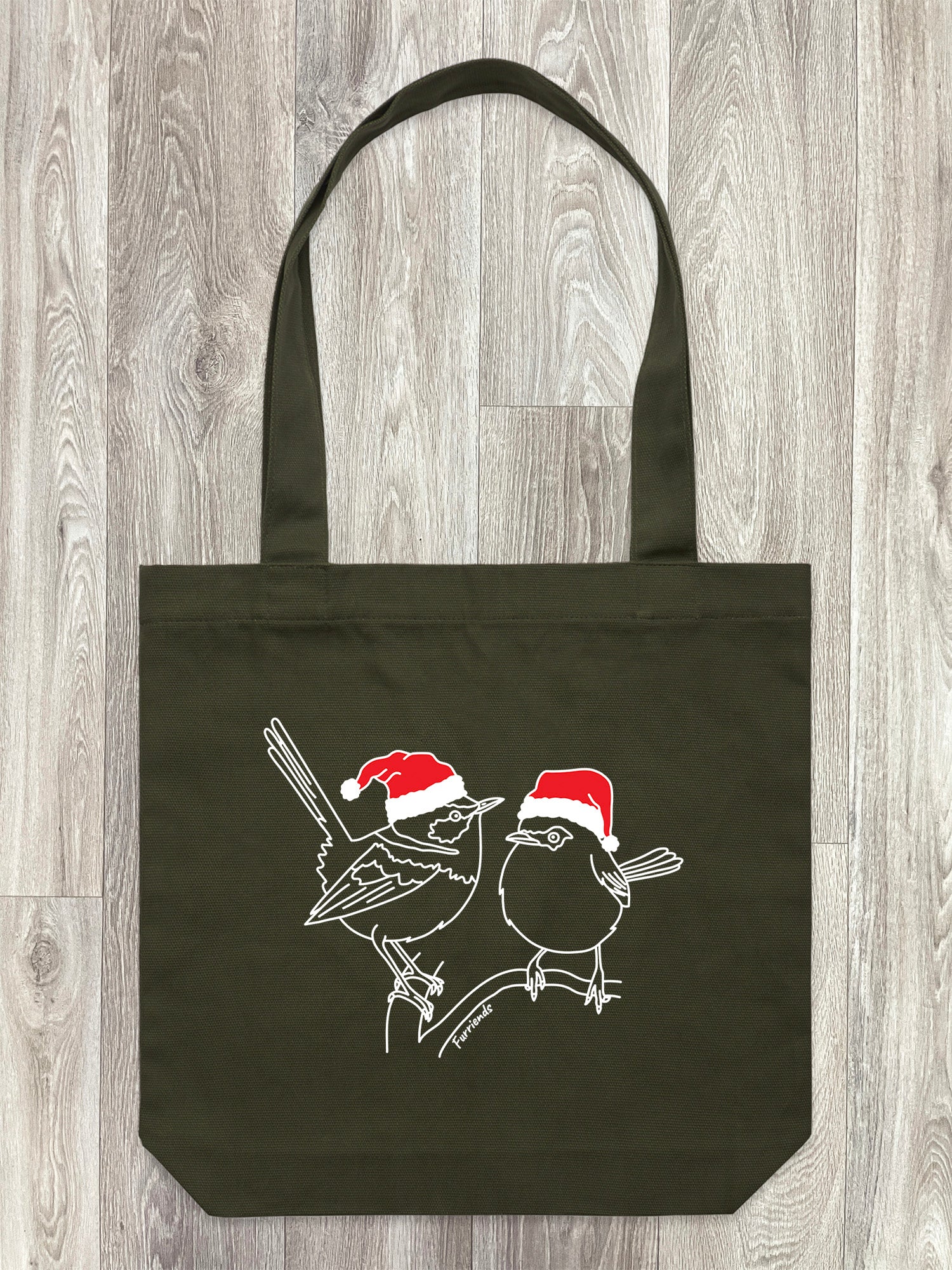Superb Fairy Wren Christmas Edition Edith Tote Bag