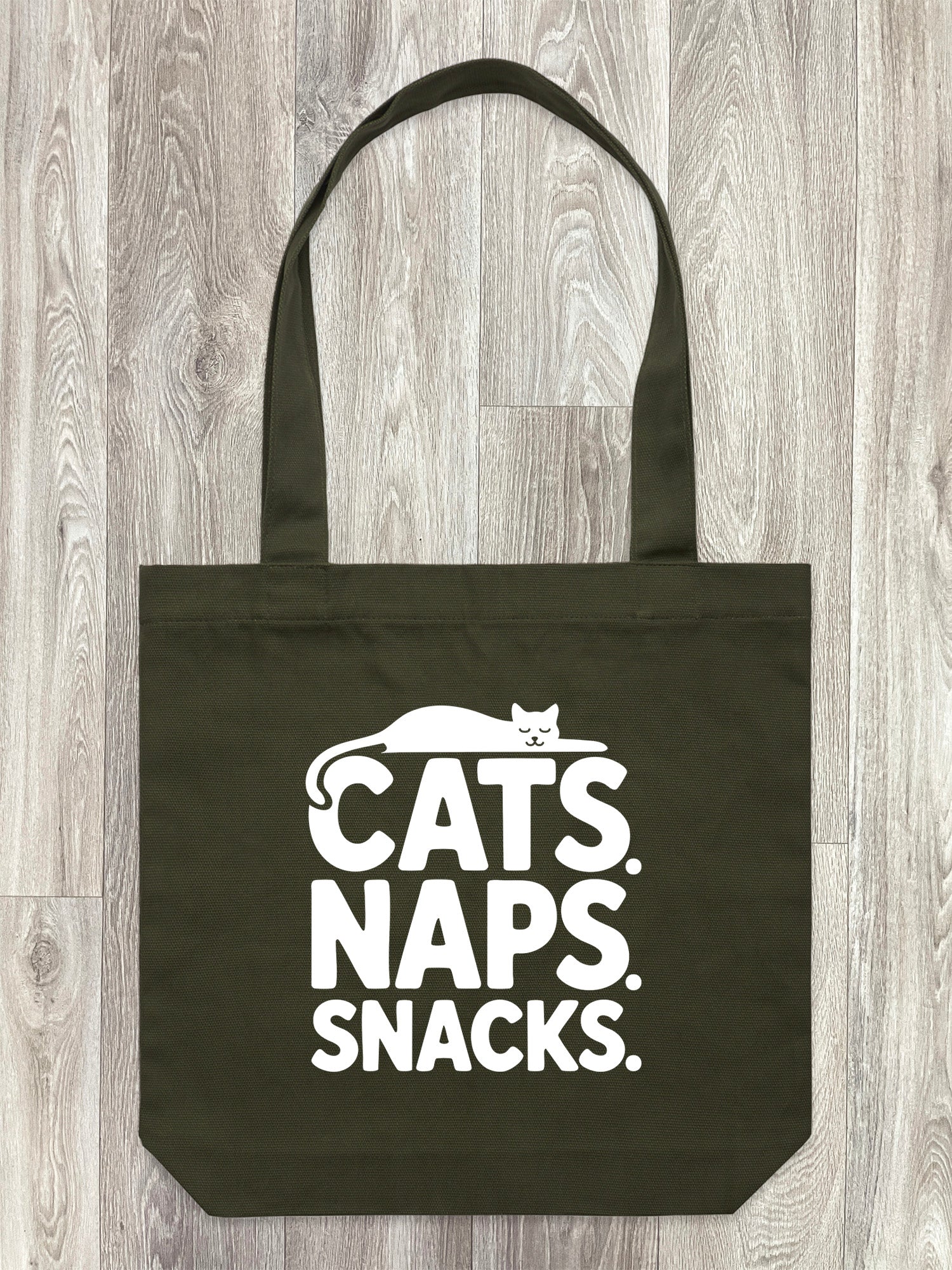 Cats. Naps. Snacks. Edith Tote Bag