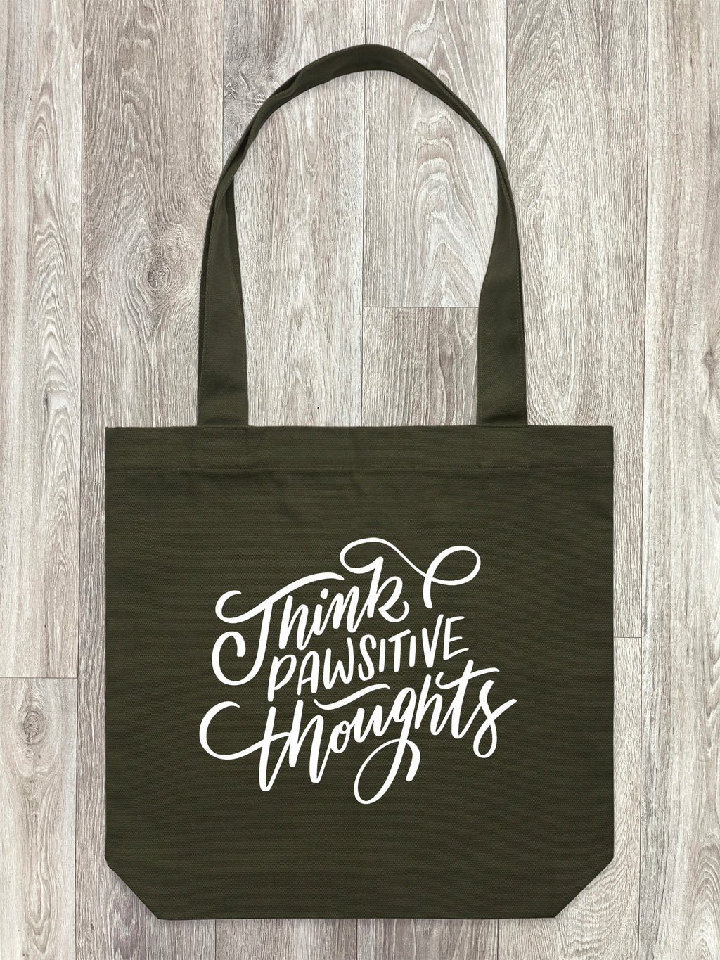 Think Pawsitive Thoughts Edith Tote Bag