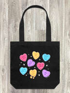Candy Hearts - Cat Edith Tote Bag