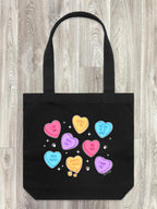 Candy Hearts - Dog Edith Tote Bag