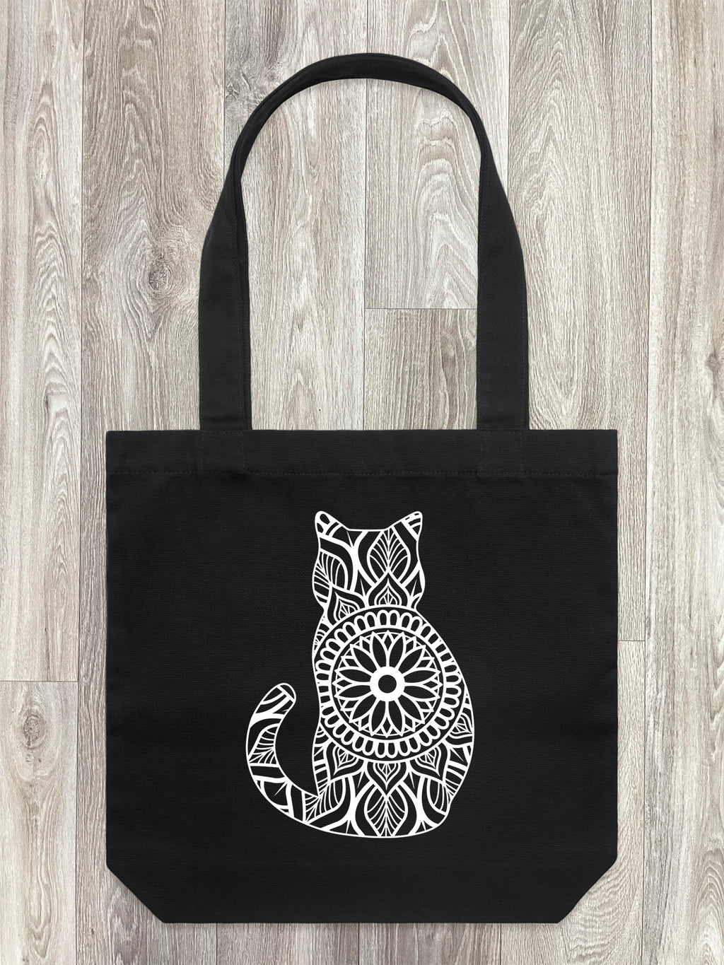 Cat Mandala Edith Tote Bag