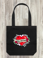 Dog Mother Heart Tattoo Edith Tote Bag