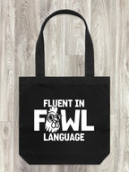 Fluent In Fowl Language Edith Tote Bag