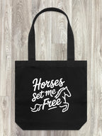 Horses Set Me Free Edith Tote Bag