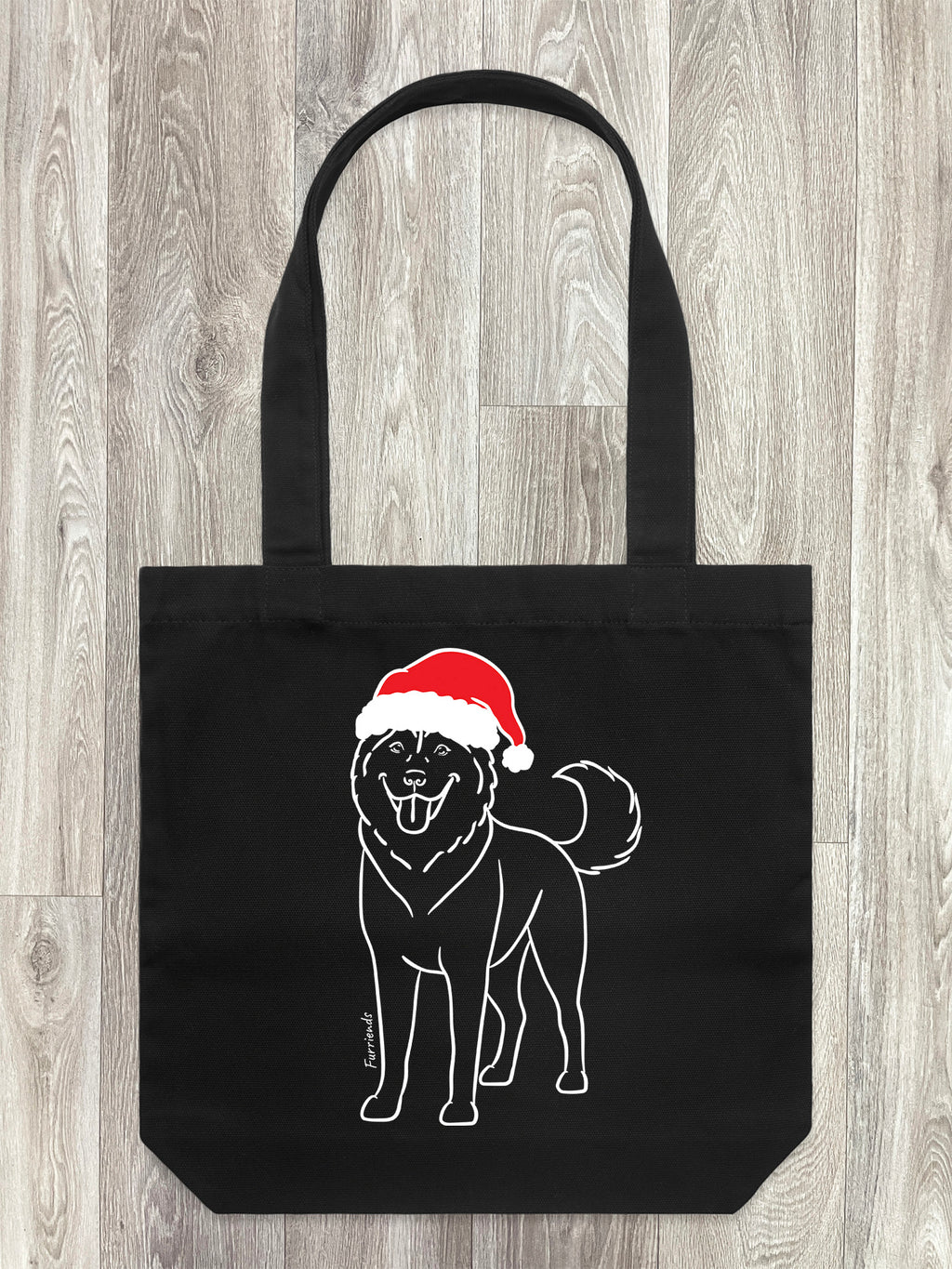 Husky Christmas Edition Edith Tote Bag