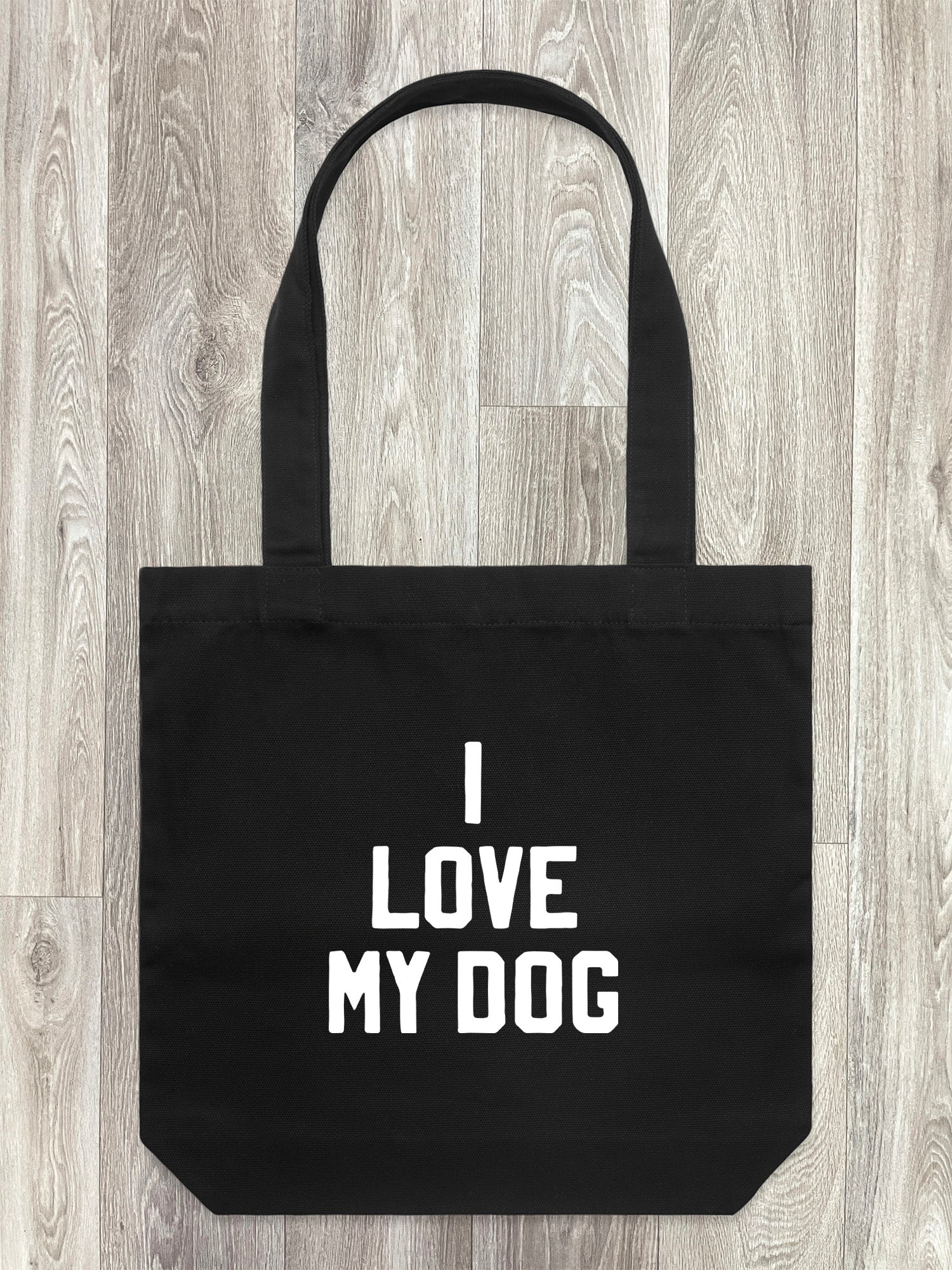 I Love My Dog Edith Tote Bag