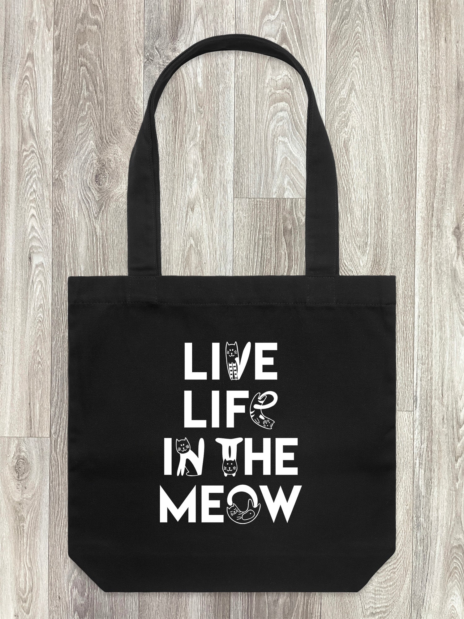 Live Life In The Meow Edith Tote Bag