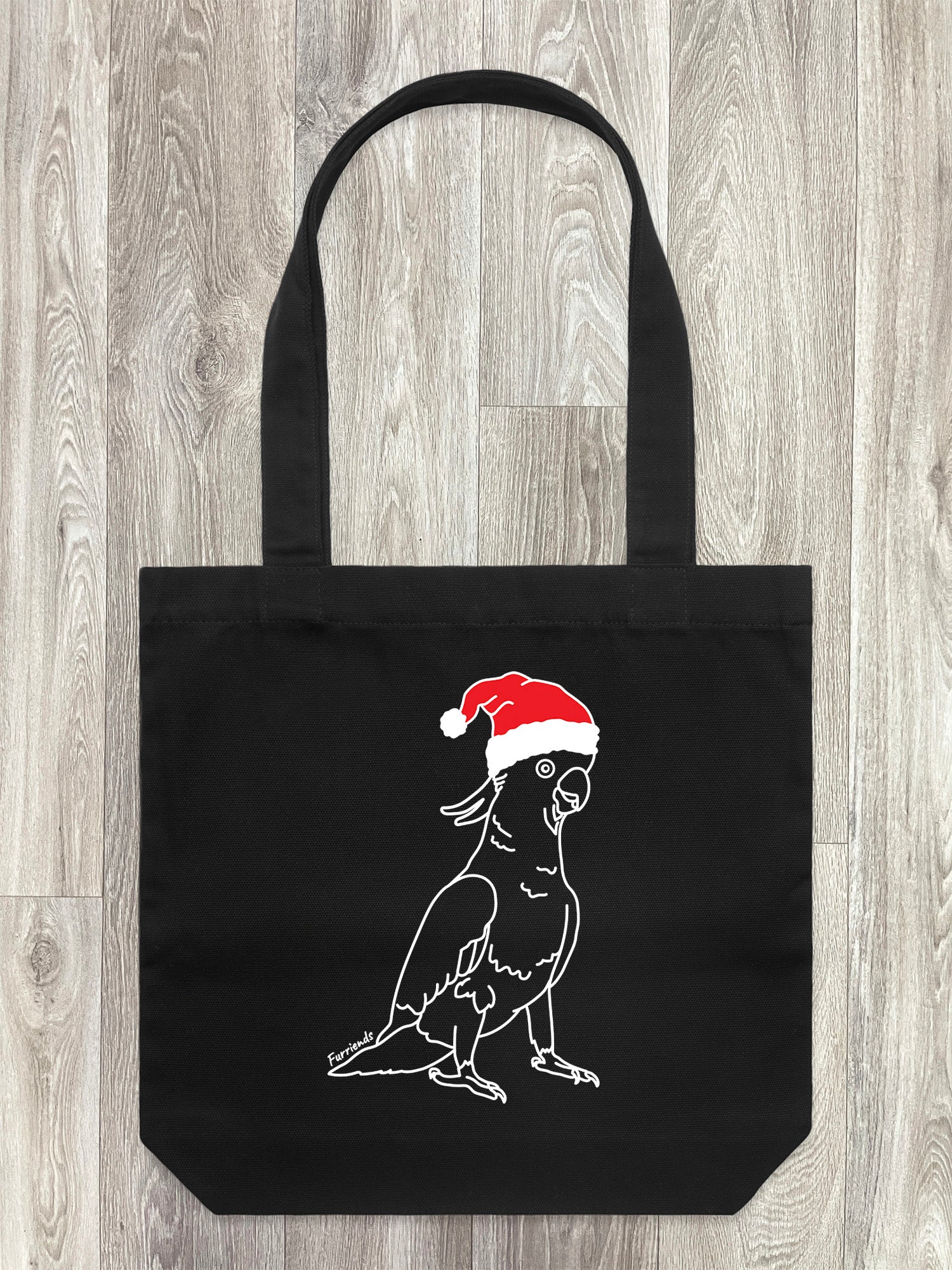 Sulphur-Crested Cockatoo Christmas Edition Edith Tote Bag