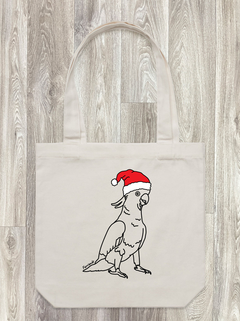 Sulphur-Crested Cockatoo Christmas Edition Edith Tote Bag