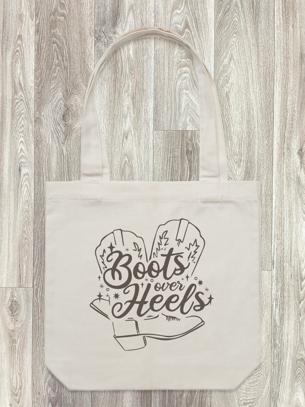 Boots Over Heels Edith Tote Bag