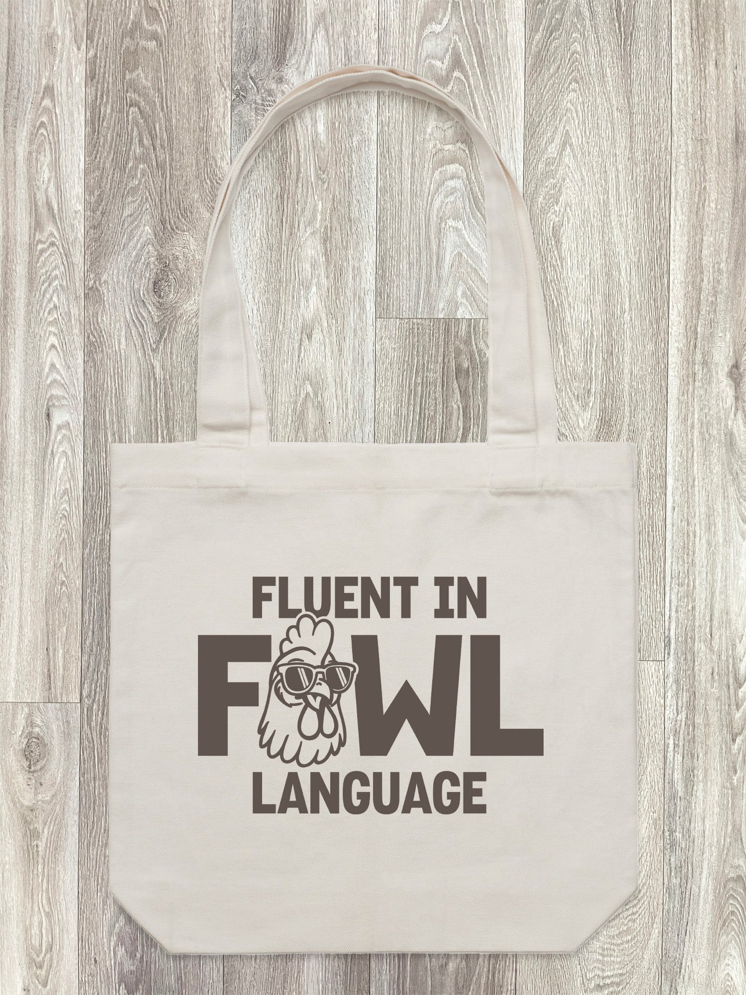 Fluent In Fowl Language Edith Tote Bag
