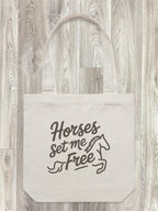 Horses Set Me Free Edith Tote Bag