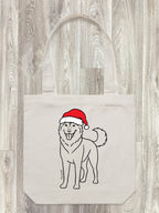 Husky Christmas Edition Edith Tote Bag