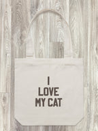 I Love My Cat Edith Tote Bag