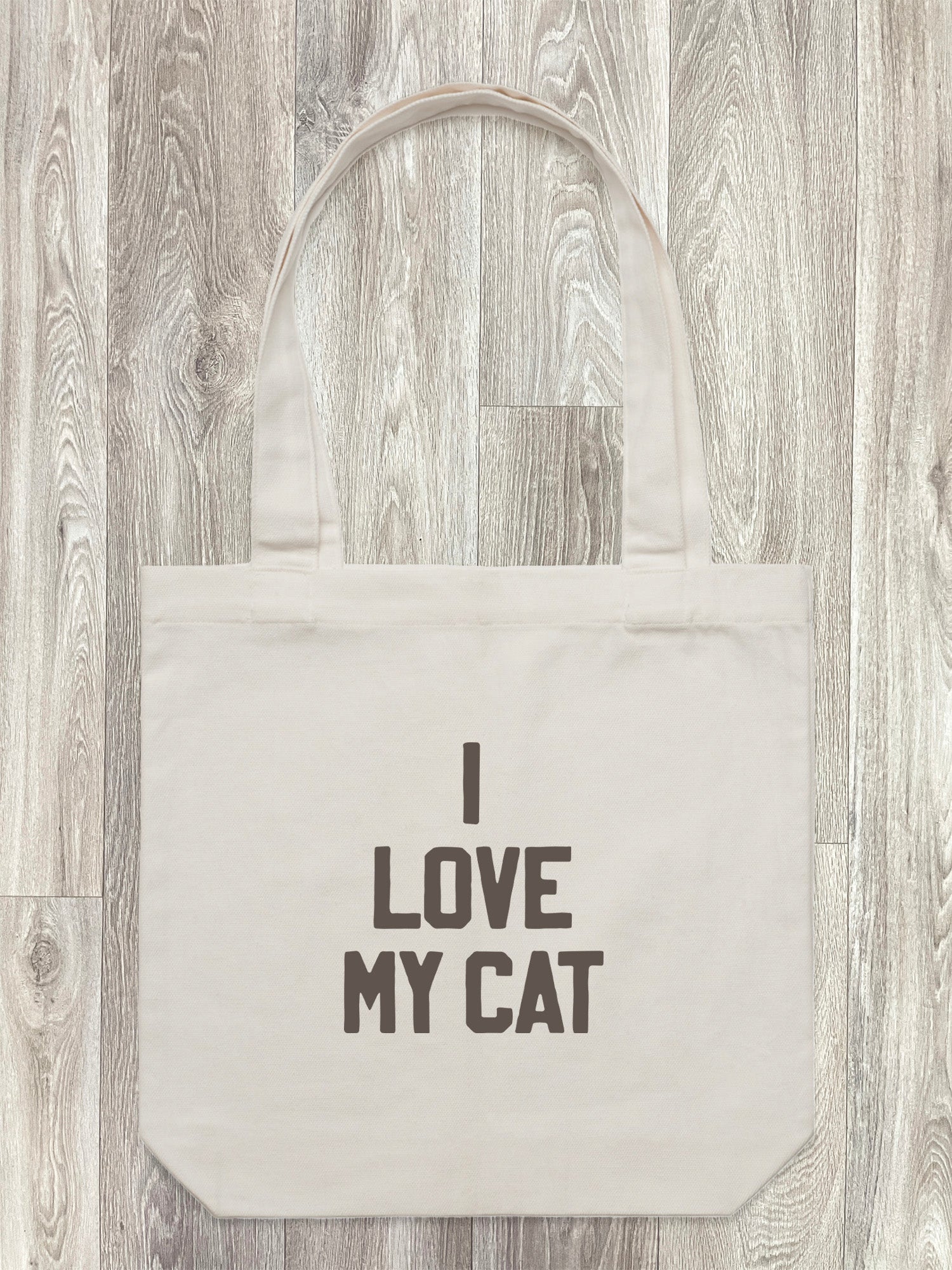 I Love My Cat Edith Tote Bag