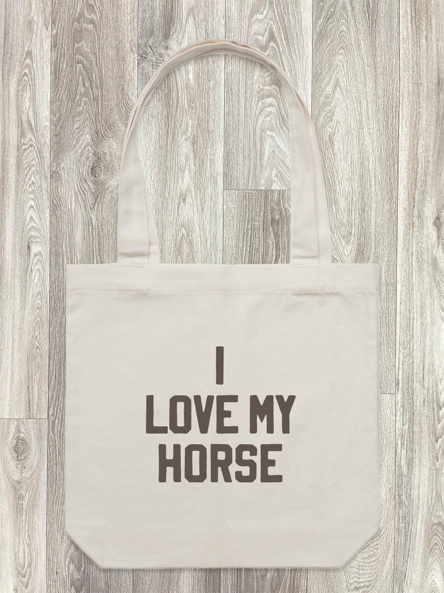I Love My Horse Edith Tote Bag