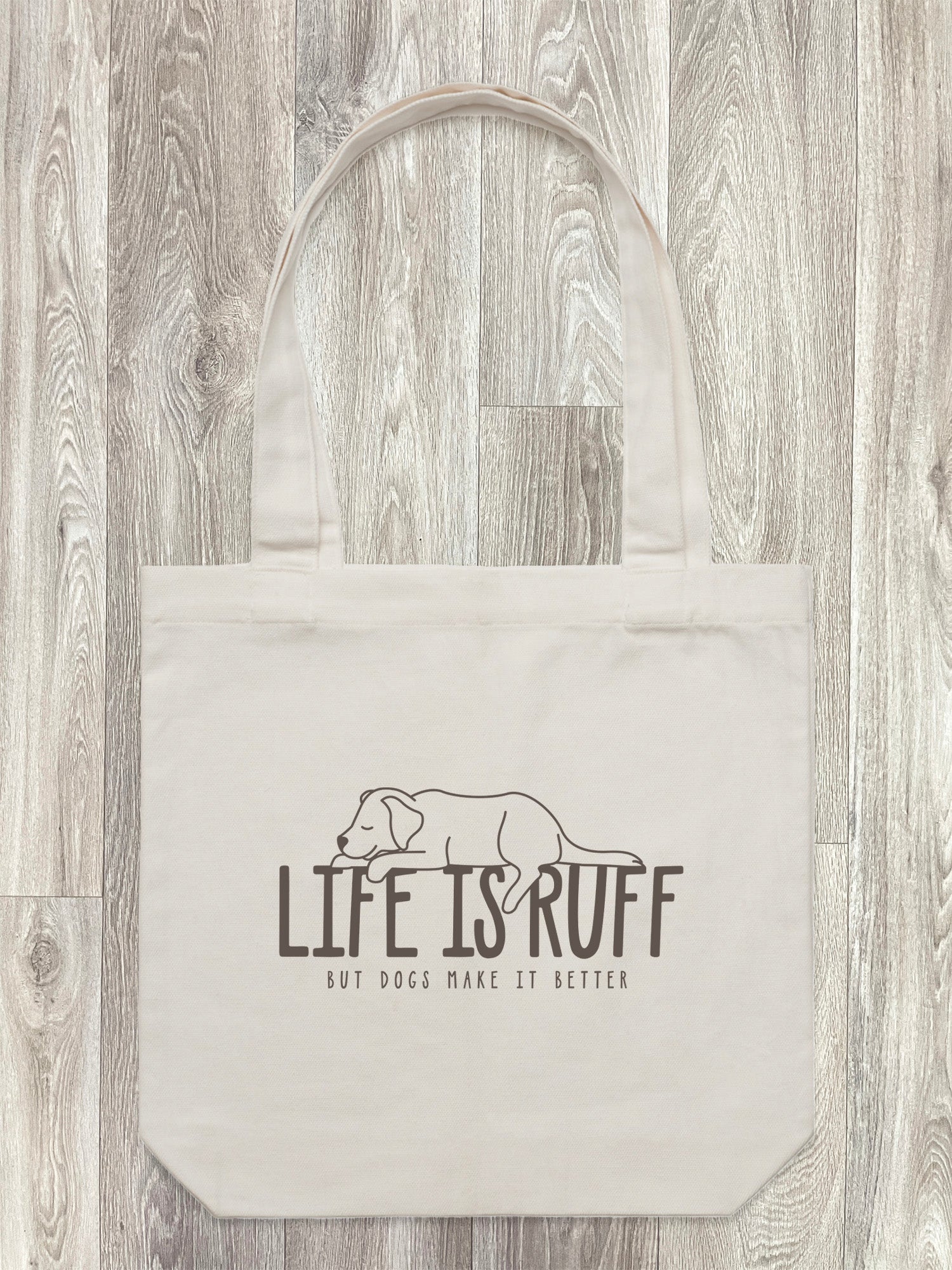 Life Is Ruff Edith Tote Bag