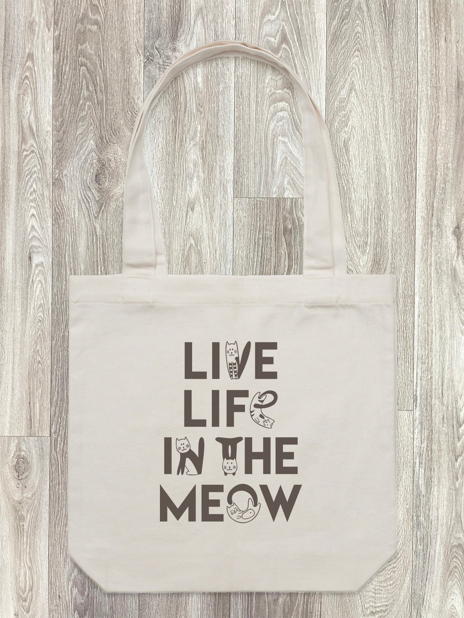 Live Life In The Meow Edith Tote Bag
