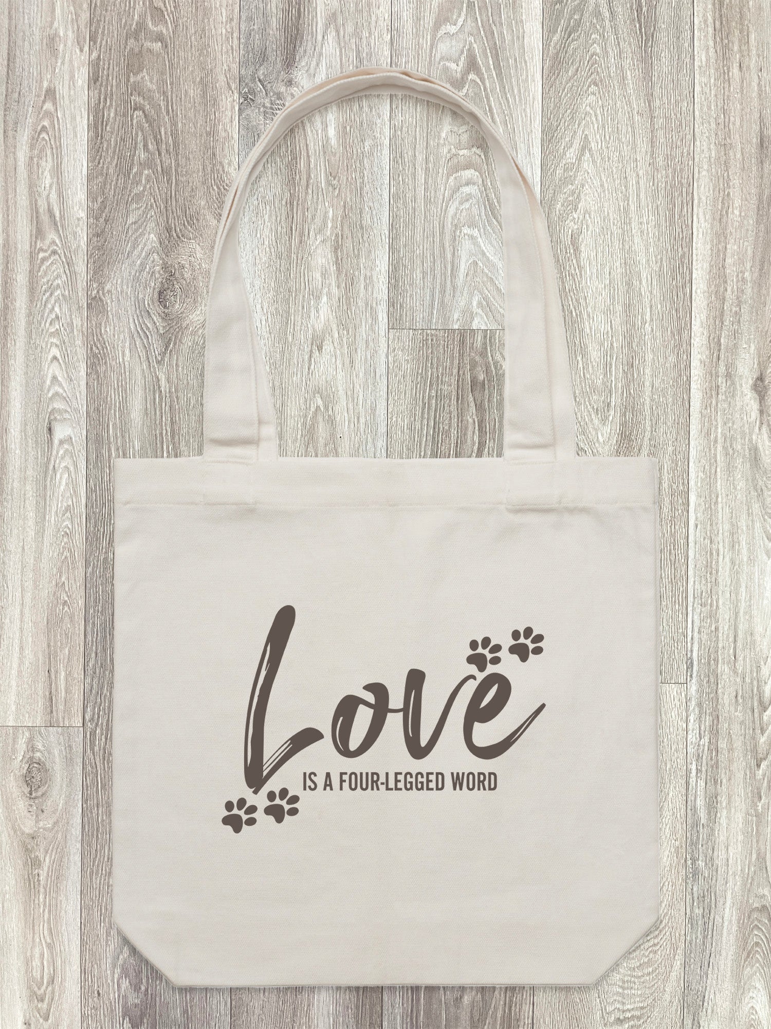 Love Is A Four-Legged Word Edith Tote Bag