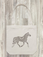 Horse Mandala Edith Tote Bag