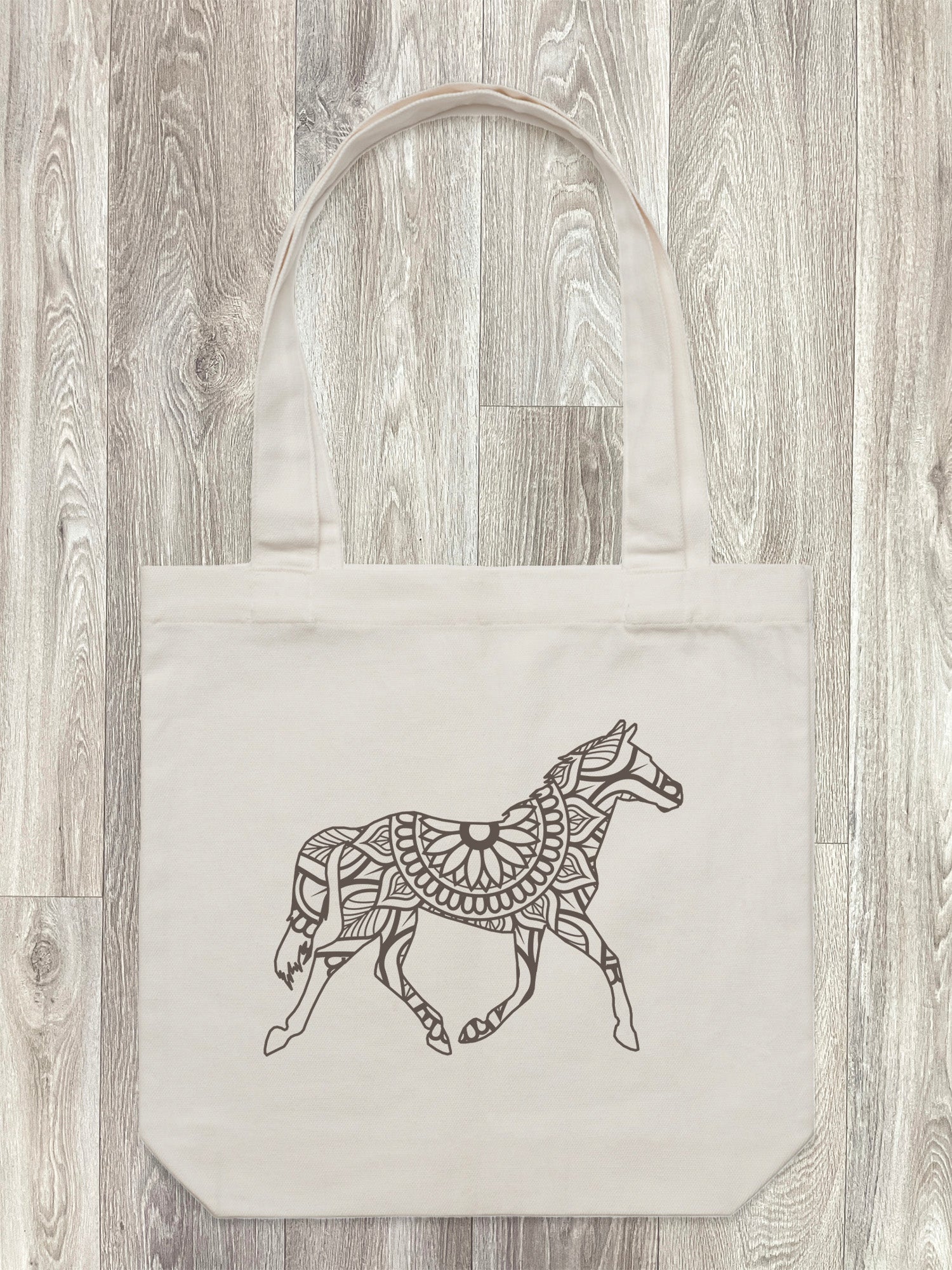 Horse Mandala Edith Tote Bag