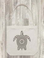 Turtle Mandala Edith Tote Bag