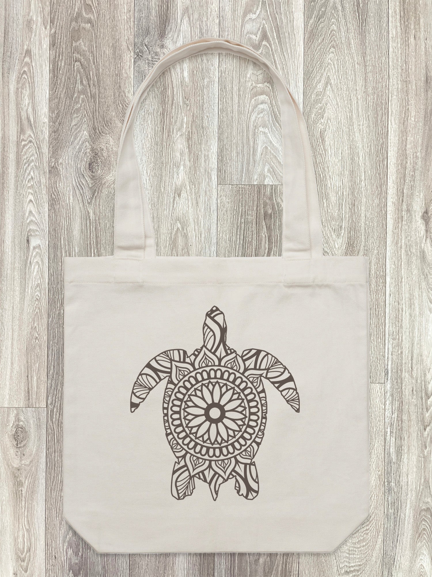 Turtle Mandala Edith Tote Bag