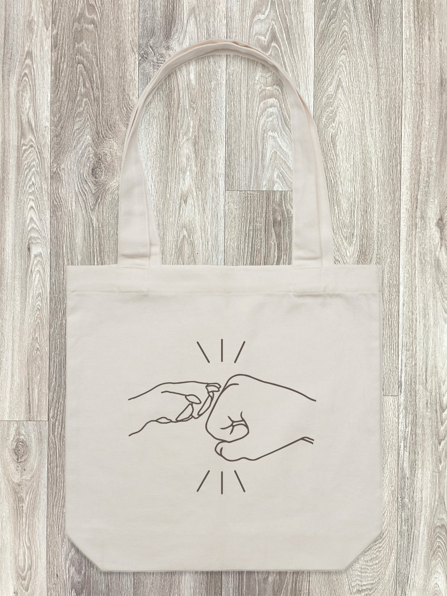 Paw Fist Bump Edith Tote Bag